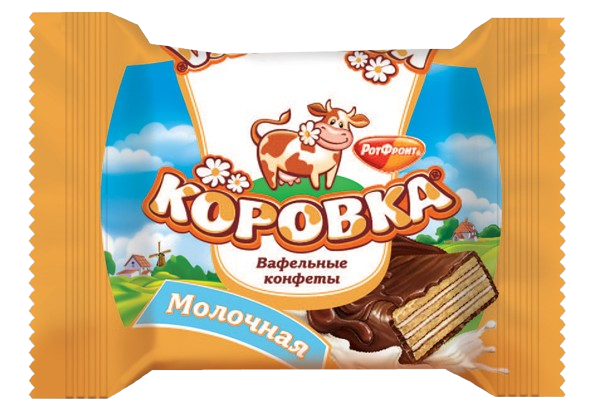 (649) Wafer Korovka milky taste