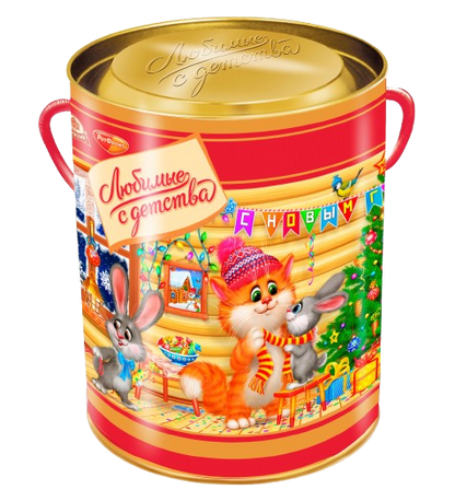 (07 RUS) "FAVOURITES FROM CHILDHOOD" TUBA 501 g tin