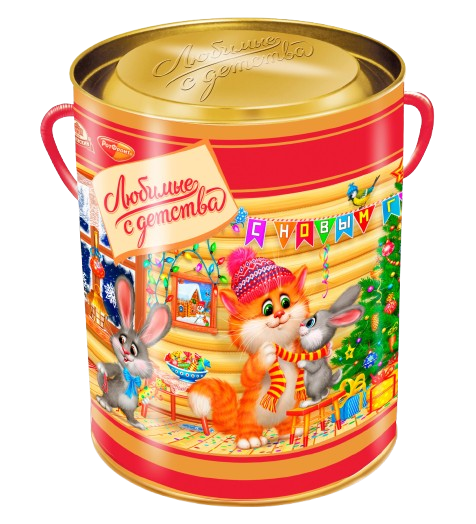 (07 RUS) "FAVOURITES FROM CHILDHOOD" TUBA 501 g tin