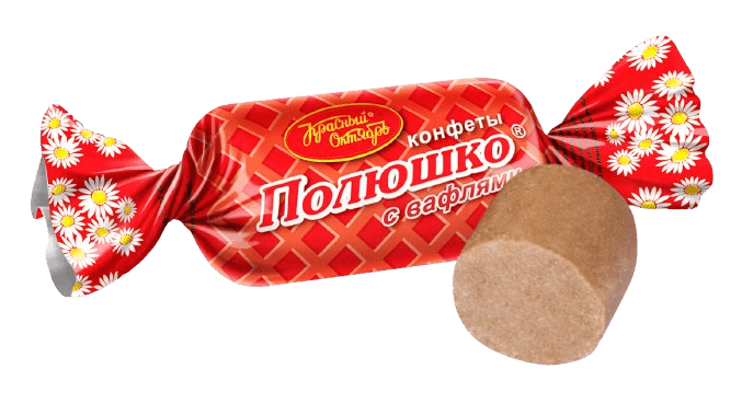 (714) Bar Polyushko with wafers - PLANET OF SWEETS - 100g - 714