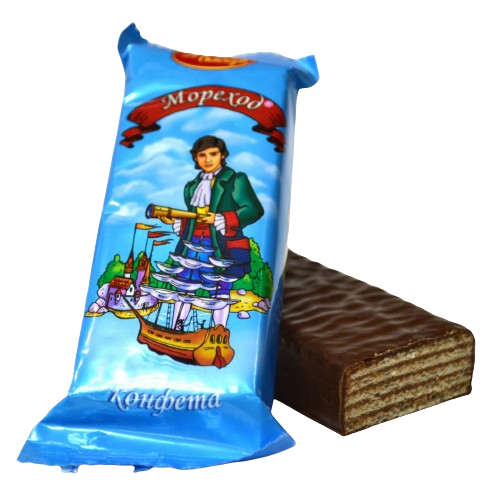 (717) Wafer sweets "Morehod" - "Sailor"  2 packs - 110g