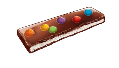 (798) Alyonka Milk Chocolate with Milk Filling and Sprinkles, Krasny Oktyabr, 87g