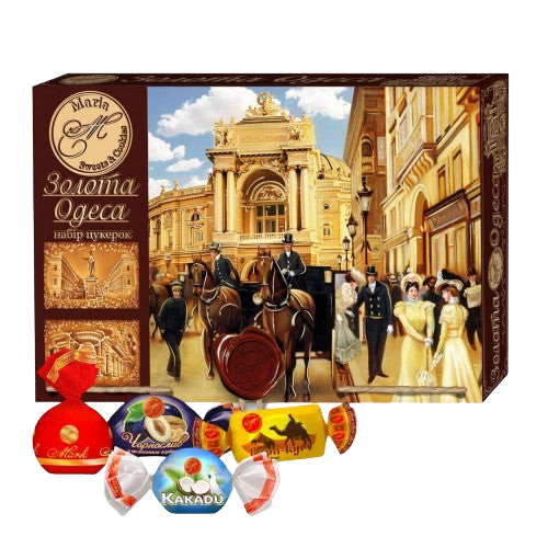 (UA217) Souvenir Candy Set "Golden Odesa" 500 gr