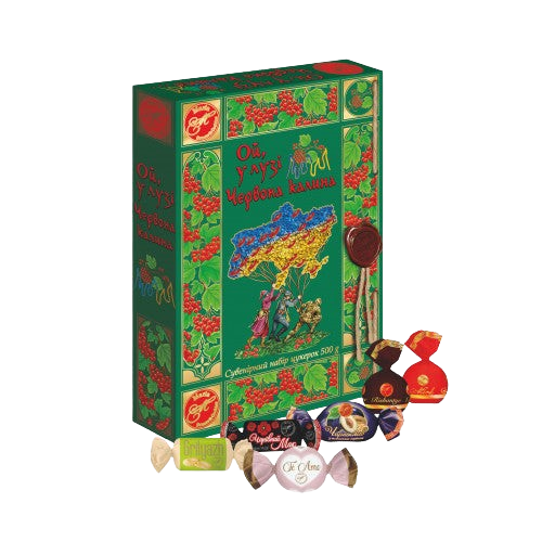 (UA215) Souvenir Candy Set "Oh the Red Viburnum in the Meadow" 500g