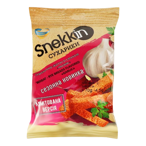 (UA193) croutons Snekkin  garlic 70 g