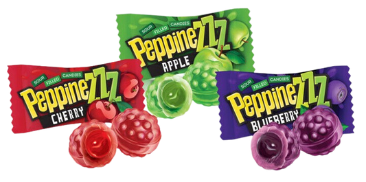 (UA233) Filled hard candies "Peppinezzz"