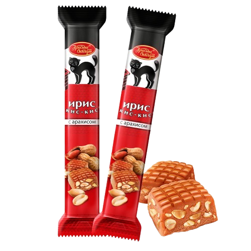 (794) Kis-Kis Toffee with Milk Flavor and Peanuts