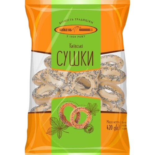 (UA146) Dry rings "Kyivskie" 420 gr