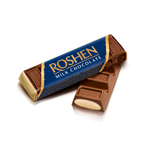 (UA030) ROSHEN creme brulee bar 43g (2 pcs) BLUE