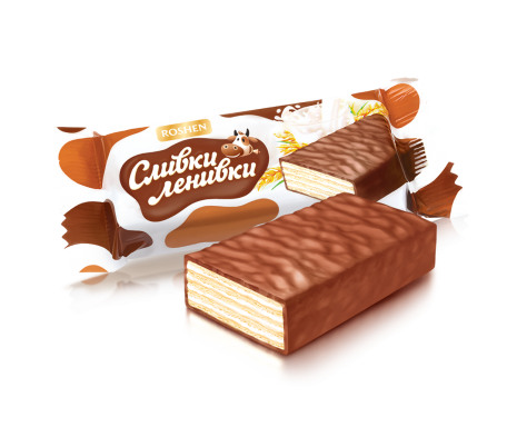 (UA041) Slivki Lenivki wafer bars